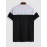 Short Sleeves C'EST LA VIE PARIS Colorblock Two Tone T Shirt