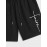 Men's Daily Casual Drawstring Faith Print Pocket Bermuda Shorts